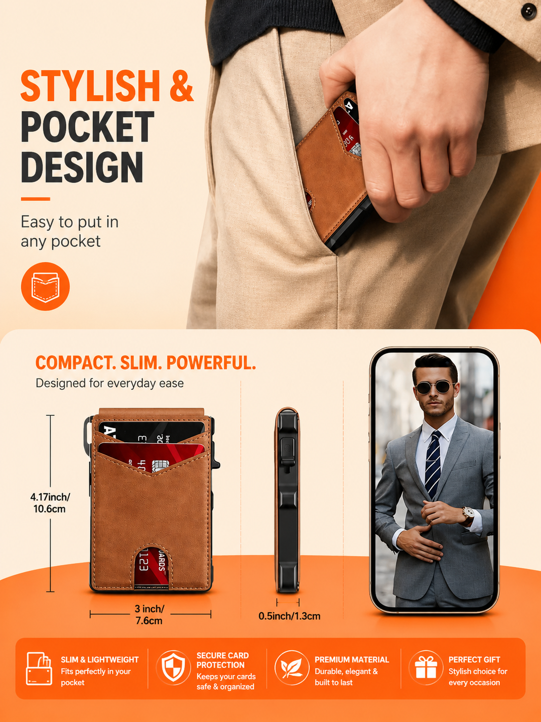 EMERALD SLIM RFID WALLET