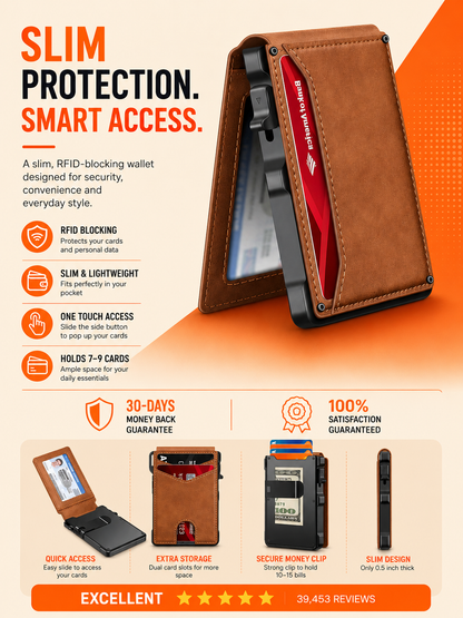 EMERALD SLIM RFID WALLET